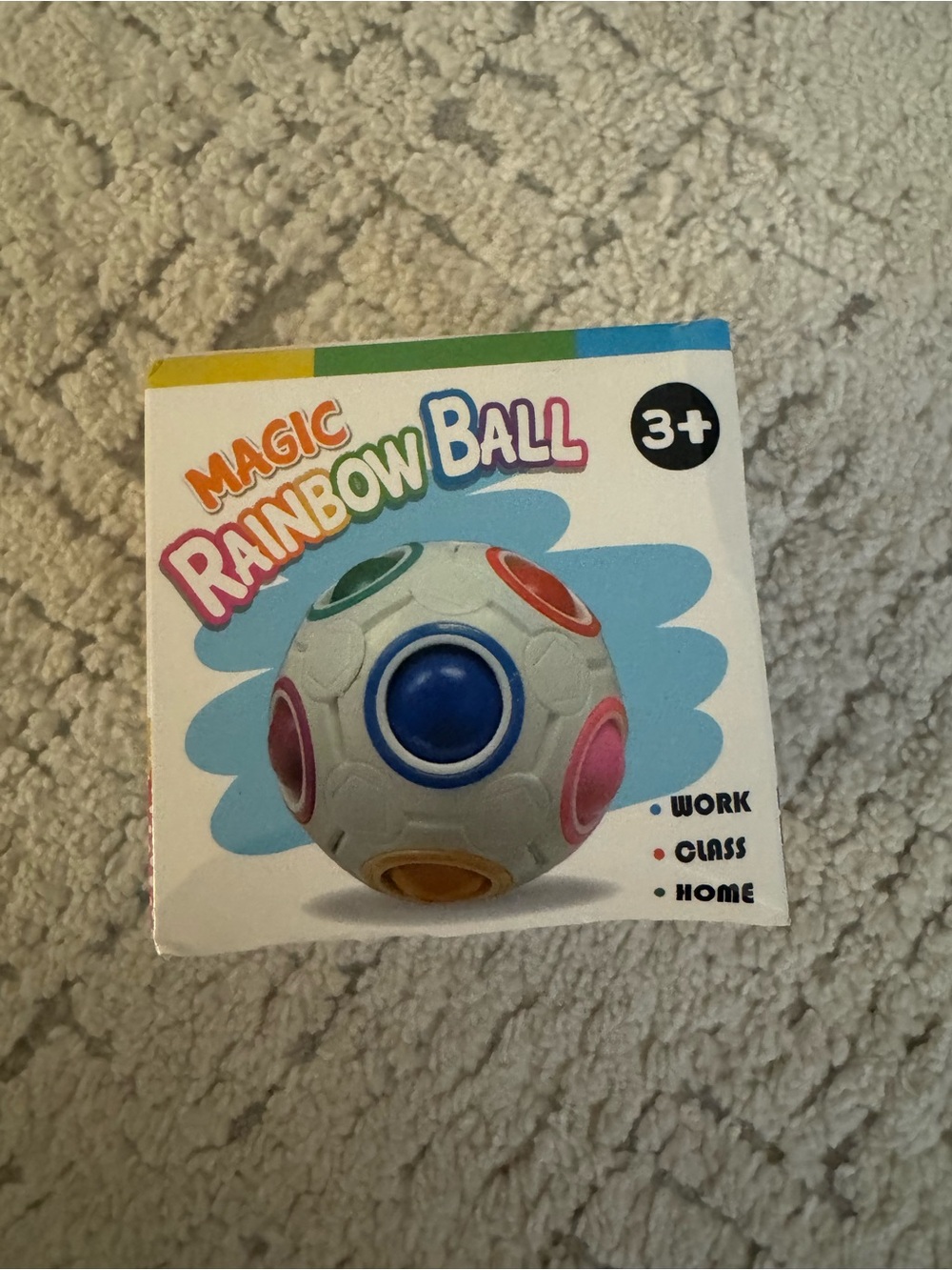 Magic Rainbow Ball Puzzle Fidget Rubic Toy
